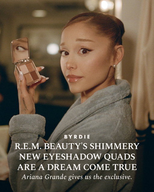 Introducing @r.e.m.beauty’s Sweet Dreams Eyeshadow Quads.✨ The brand’s latest launch features four shimmery palettes—Babydoll, Fembot Fatale, Earth Fairy, and Nightcap in Tokyo—that each tell their own color story. You already got a sneak peek when @arianagrande wore them on SNL and to the #GoldenGlobes and #CriticsChoice awards. Now, get the full look courtesy of our exclusive conversation with r.e.m.’s founder, #ArianaGrande. 

More at the link in bio.

📸: @katiatemkin  @r.e.m.beauty @arianagrande