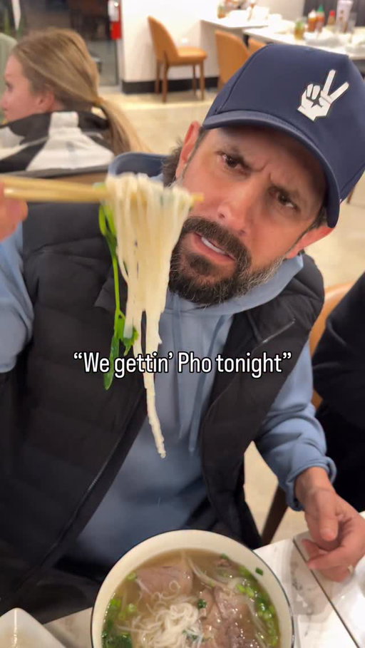 Just a night on the road with the homies!!! 

We getting Pho tonight.