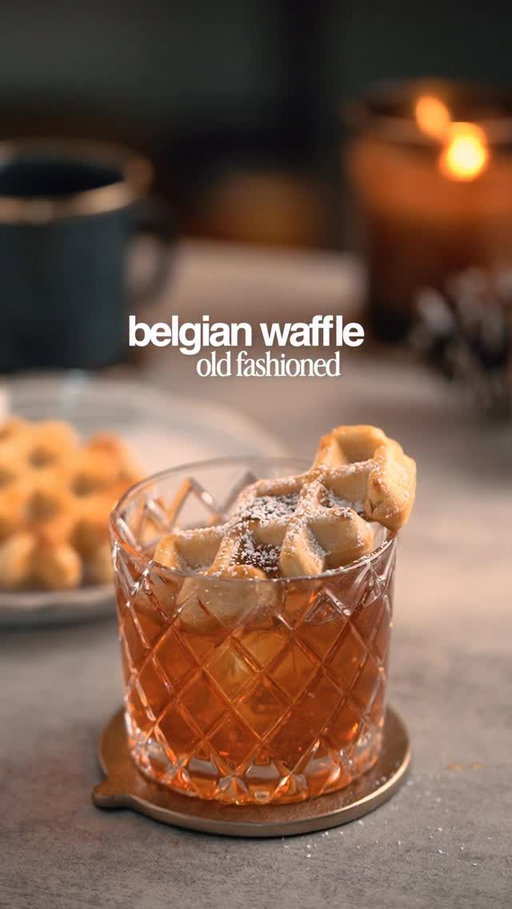 I mean.. it really doesn’t get much better than this on a snowy Sunday 🥃❄️

🧇 BELGIAN WAFFLE OLD FASHIONED 🧇
- 2oz brown butter bourbon *
- 1/4oz hazelnut liqueur (@frangelico )
- 1/2oz maple syrup
- 1 dash of vanilla extract
- 2-3 dashes aromatic bitters 

🧈 Brown Butter Bourbon *
Melt down one stick of unsalted butter until it bubbles and browns. Remove from heat and let cool, then add to a sealable container. Mix in 2 cups of bourbon and shake well to combine. Let this sit for about an hour then store in the fridge overnight. Strain out the bourbon using paper towels or a coffee filter. 

21+ to enjoy 

#bourbon #cocktails #oldfashioned #waffles #winter