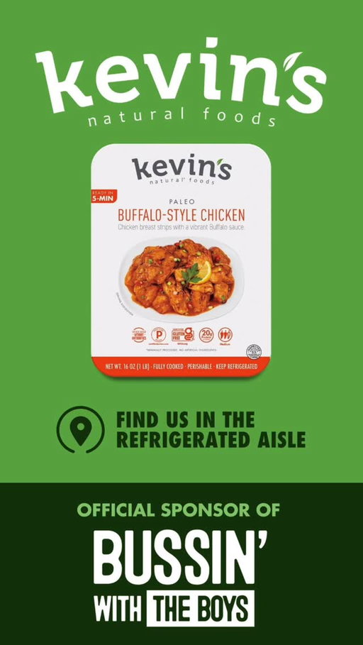 Game day food so clean, quick, and delicious you won’t miss a play.  Let @kevins.natural.foods do the heavy lifting.
