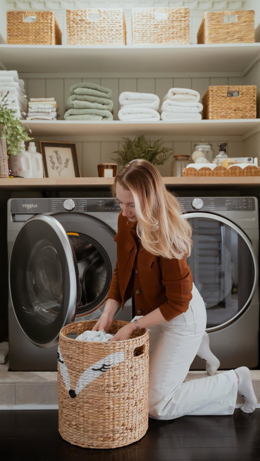 Laundry day is every day in our house right now, but with our new @whirlpool_ca washer and dryer, it finally feels effortless 🧺🫶🏼 
 
From the FreshFlow™ Vent System, to help keep the washer fresh between cycles, to the Steam Refresh cycle releasing wrinkles without rewashing, these machines have become the extra set of hands I didn’t even realize I needed as a new parent.   
 
Whether it’s delicate cycles for August’s tiny clothes, a quick dry for last-minute bib emergencies, or simply keeping our laundry room feeling calm and under control, this laundry pair has truly changed our routine. If you’re looking for a laundry room refresh look no further than Whirlpool 🧺 

#ad #WhirlpoolAmbassador