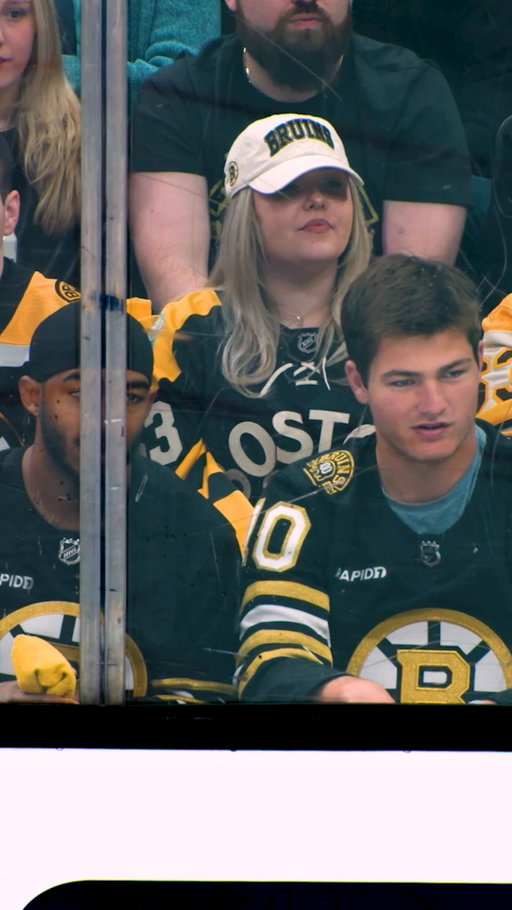 Enjoy this clip of @drake.maye mic'd up at a @nhlbruins game 😄

Will he score a touchdown today for the @patriots?