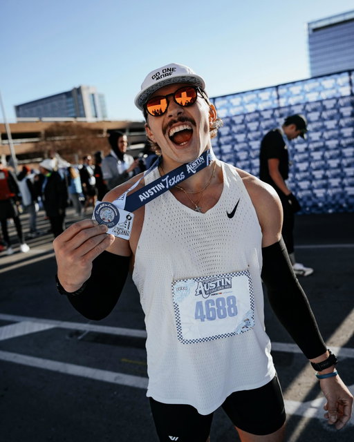 1:17:30 @austininternationalhalf and Graham’s Instagram debut