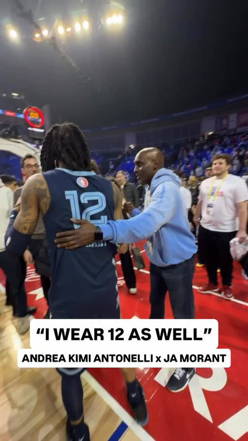 🏎️ Andrea Kimi Antonelli & Ja Morant link up in London!