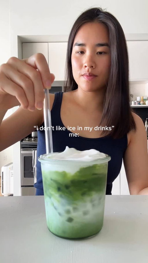 matcha and cold foam *stunned*