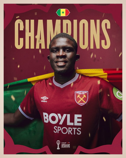 Malick and Senegal are AFCON champions! 🏆