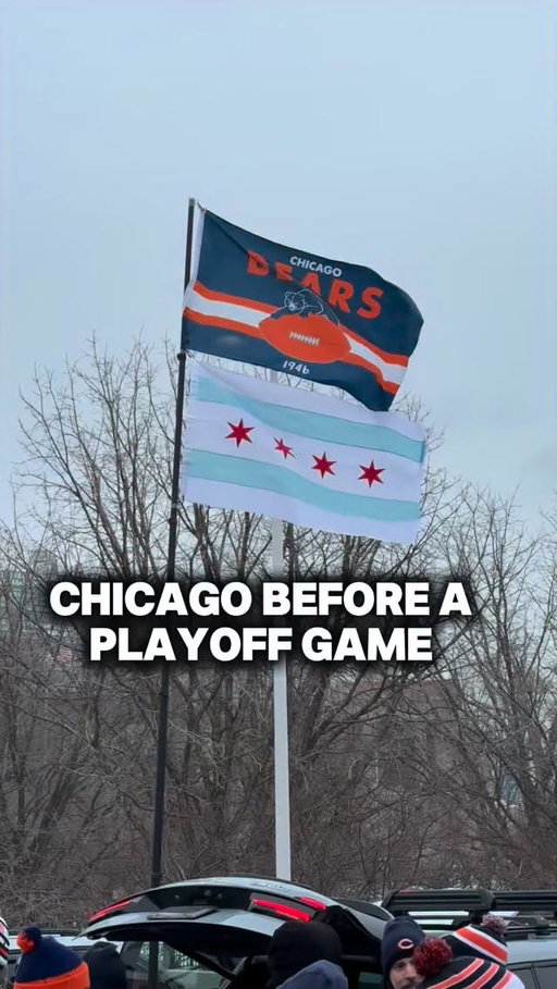 Chicago doesn’t just watch playoff games.
We become them. @chicagobears 

From packed bars to tailgates outside Soldier Field, the whole city starts moving in sync.

This is Bears playoff energy —
and there’s no place like it. 🐻

Bear Down ⬇️

#chicagobears #bearsvsrams #playoffs #nflreels #beardown