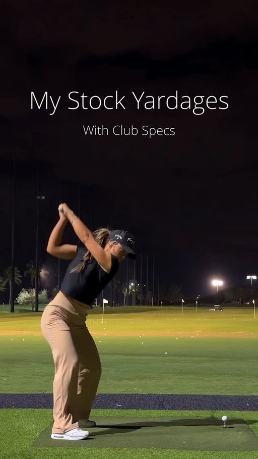 Current full bag stock yardages and equipment ✌️@callawaygolf