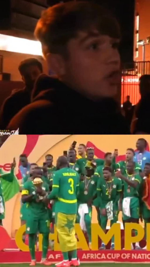 🇸🇳🏆 This kid was right all along.

Sadio Mané leads Senegal to their second AFCON title.

#AFCON #football