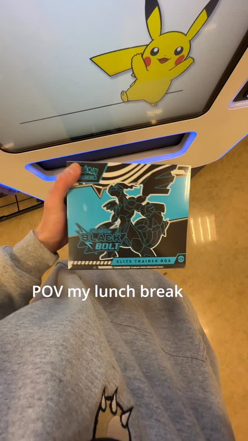 Black Bolt ETB unboxing 😴 #pokemon