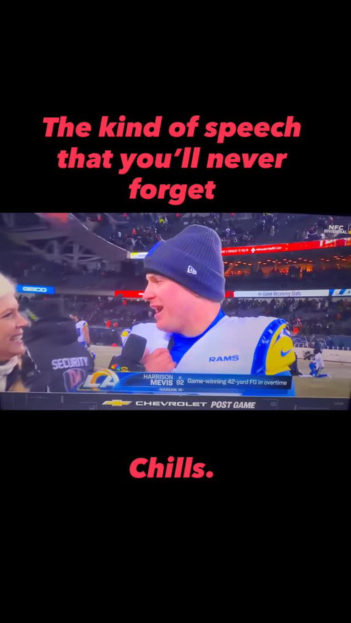 Greats postgame interview ever. #rams #bears