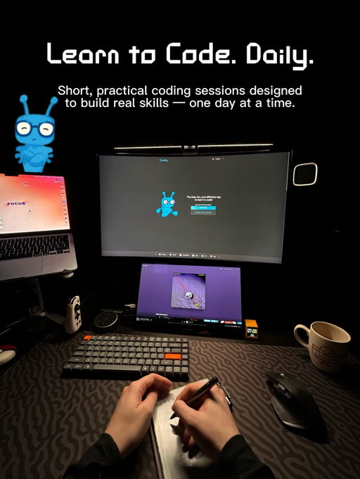 Learn to code with short, practical lessons 💻✨
Choose your path, stay consistent, and build real skills with Coddy 🚀

#caption #code #reklam #isbirligi