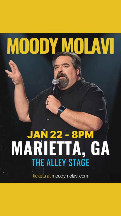 Cold weather rules apply.
Bike stays home.
Farsi dog correction.
Comedy still rolls.

Marietta, GA
Jan 22 • 8PM
The Alley Stage
@bigrichbrockcomedy @lukebentley @thealleystage #moodymolavicomedy #standupcomedy #atlanta