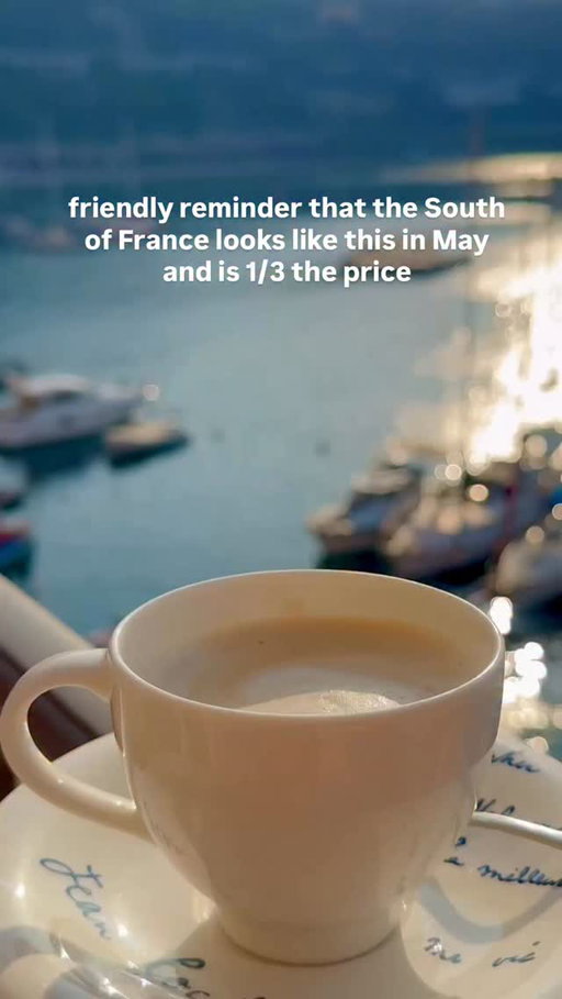 💡travel hack: same luxury, half the price when you visit the French Riviera in April and May… here are some tips for when you go:

Look for shoulder-season hotel deals – Luxury hotels and villas often cut prices by 20–40%.

Book last-minute restaurants & beach clubs – Unlike summer, you don’t need to reserve everything weeks ahead.

Pack layers – Days are warm, but evenings get cooler. 

Pack a swimsuit – The Mediterranean is warm in May (around 70–73°F).

Take the train or rent a car – With fewer tourists, it’s easier (and cheaper) to hop between Nice, Antibes, Cannes, and Monaco.

Check out local festivals – Many towns host spring food, art, or sailing events.

Plan hikes – Trails like Cap d’Antibes or Èze to Cap Ferrat are more enjoyable without the blazing summer sun.

Golden hour is unbeatable – Softer light in spring = perfect for photos at Promenade des Anglais, Èze, and Saint-Tropez.

comment or message me for more tips or a personalized itinerary! and run don’t walk to 
the South of France 💫🇫🇷

#deccadotcom #southoffrance #frenchrivieraplaces #francetrip #francetravel #villefranche #villefranchesurmer #antibes #nicefrance #parosgreece #traveltips  #frenchrivieralife  #frenchrivieraguide #frenchrivieratravel #itinerary 

French Riviera Guide | South of France Travel Guide | French Riviera Travel Tips | France Itinerary | Hidden Gems in Europe | Best Places in France