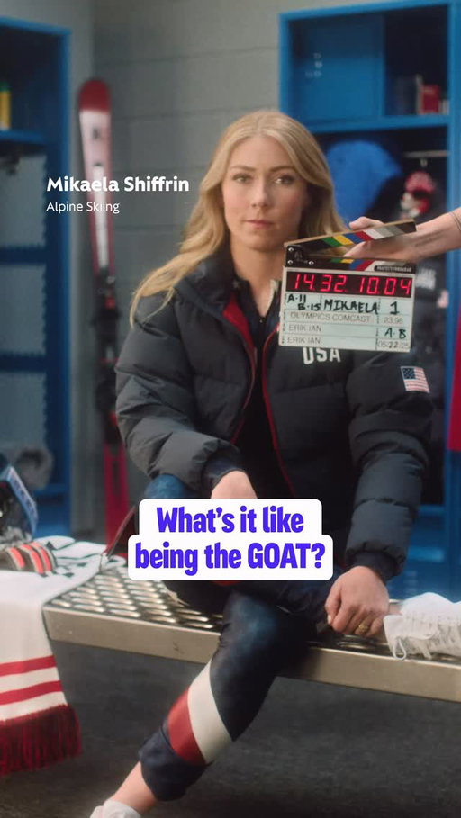 @mikaelashiffrin may be the GOAT, but she stays humble 🐐 @teamusa