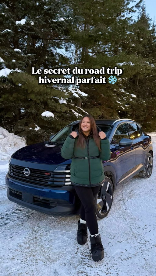 Un petit road trip vers le nord avec le nouveau Nissan KICKS… exactement ce qu'il me fallait. 🤍

Musique à fond, sièges (et volant) chauffants, et zéro stress sur la route grâce aux quatre modes de conduite. Honnêtement? 10/10 pour affronter l'hiver en beauté. ❄️✨

#NissanCanada #NissanKICKS #commandité