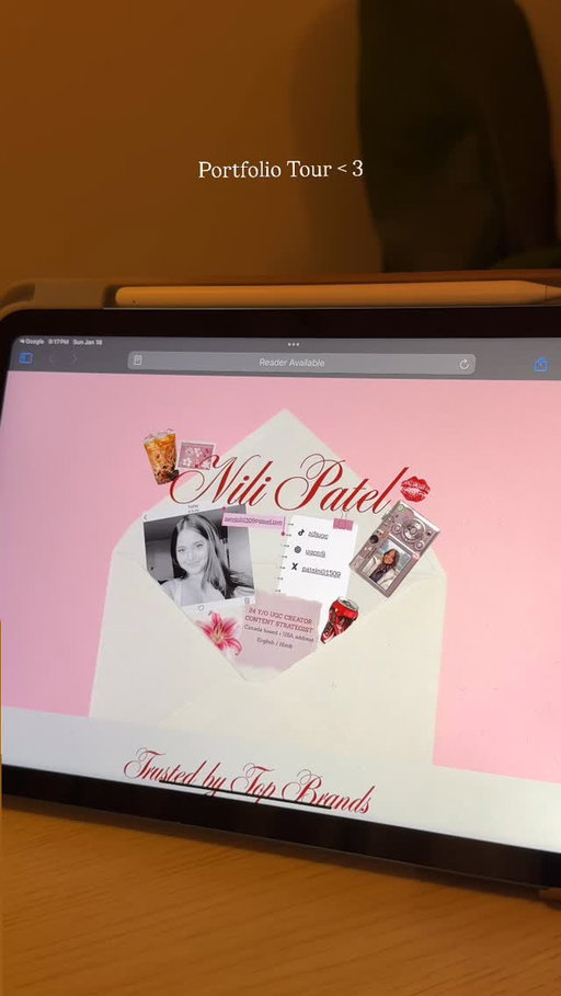 Finally finished updating my UGC portfolio and IM OBSESSED ❤️‍🔥 
THANKS TO @canva 

#ugccreator #ugcportfolio #ugccanada #canvaportfolio