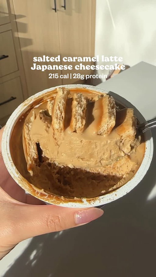 our take on the viral japanese cheesecake (but make it high protein and caffinated ☕️✨)

protein coffee overnight cheesecake 📝
- 1 serving plain greek yogurt (vanilla if you want it a bit sweeter!)
- 1 scoop @javvycoffee protein coffee of choice
- 1 sheet graham crackers or 4-6 biscoff biscuits (broken)
- optional: honey/maple syrup to taste!

mix protein coffee and greek yogurt. add in graham crackers/biscuits. let it sit in the fridge overnight and enjoy! 🥄🥳