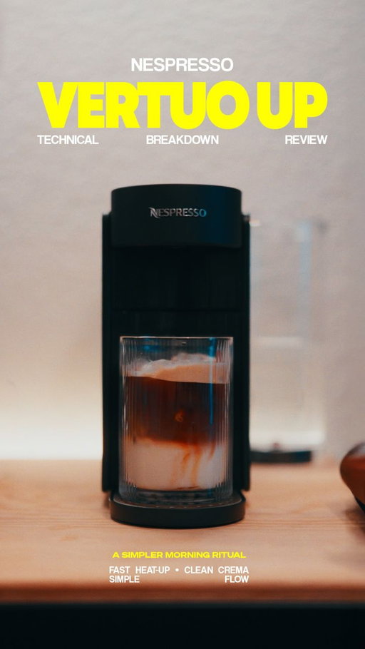 Not every morning needs a full coffee setup ☕️ 
Some days just need consistency

The @nespresso Vertuo Up has been an easy way to get a bold cup without overthinking the process 👌🏻💯 
Simple, reliable, and designed to help you own your morning 🚀

#Nespressopartner [#ad] @nespressousa