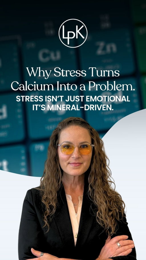 Magnesium plays a critical role as the gatekeeper for calcium. When stress burns through magnesium too quickly, calcium loses its regulation accumulating where it shouldn’t and driving oxidative stress.

This is how tissue calcification begins.
Not from excess calcium alone—but from insufficient magnesium availability.

Mineral balance isn’t optional under stress.
It’s protective.

Want to learn more about HTMA? Explore HTMA Level 1 and start understanding mineral patterns, not just numbers. Link in bio or visit clinicalhtma.com.