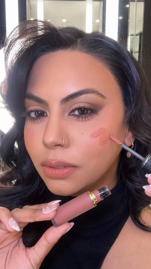 This is my go-to when I want my makeup to feel easy but still pulled together. Powder Kiss Lip + Cheek Mousse for a soft monochromatic look. Which shade would you choose? ✨ #MACCreator #MACCosmeticsCanada