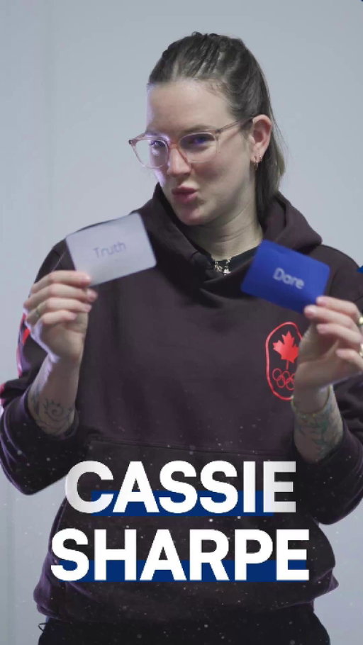 We caught up with @teamcanada’s Cassie Sharpe for some candid connection confessions. Ready to see what she picked? 👀