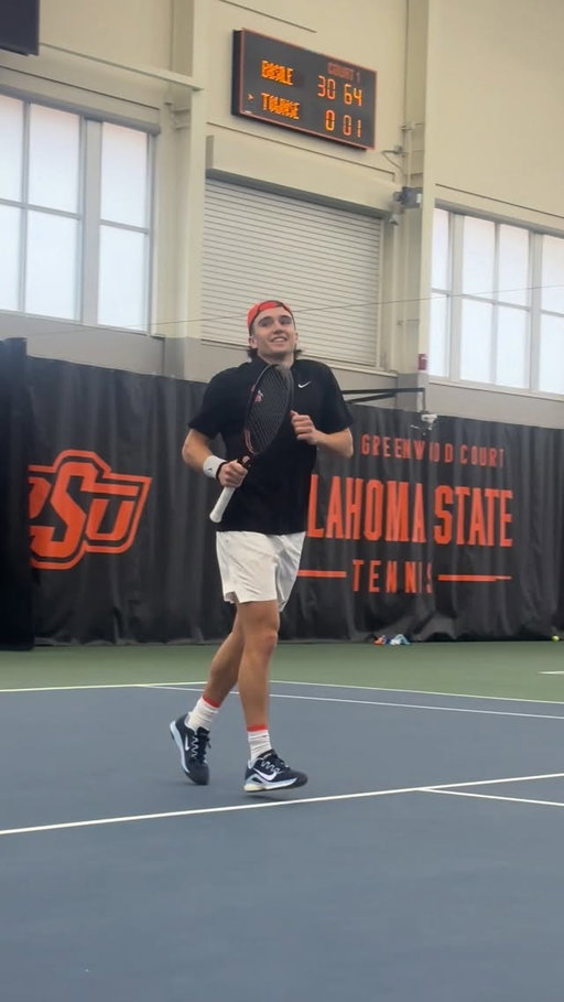 A COWBOY CLINCHER 🤠

#OKStateTennis | @_.nicolaskobelt._
