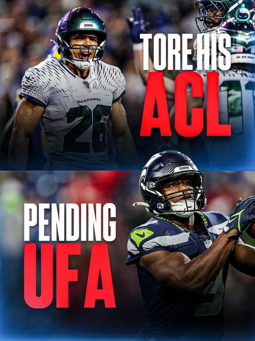 BREAKING: Zach Charbonnet suffered a torn ACL, per @adamschefter 🚨

With Charbonnet’s injury and Kenneth Walker set to become a free agent this summer, will the Seahawks now look to re-sign Walker or pursue another RB completely?