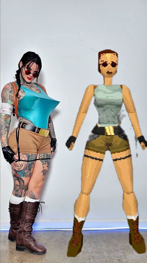 Did you know The “triangle” look in Tomb Raider (1996) wasn’t a style choice — it was a tech limit. Low polygon budgets + early 3D engines = triangles, a coding problem that accidentally became iconic. #tombraider1996 #tombraider #laracroft #laracrofttombraider
