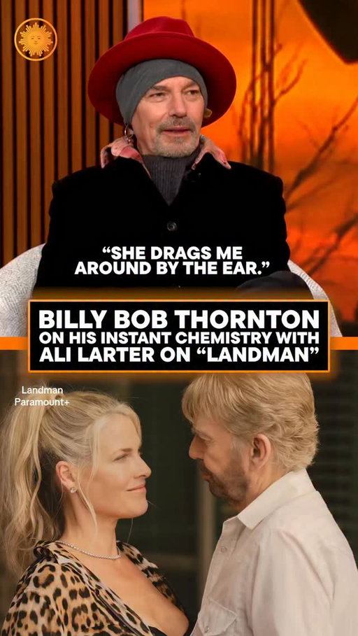 Billy Bob Thornton says the chemistry with Ali Larter on @landmanpplus was instant, even though they met just two or three days before filming began.

He adds that their dynamic came naturally, joking that they’re much like their characters in real life.