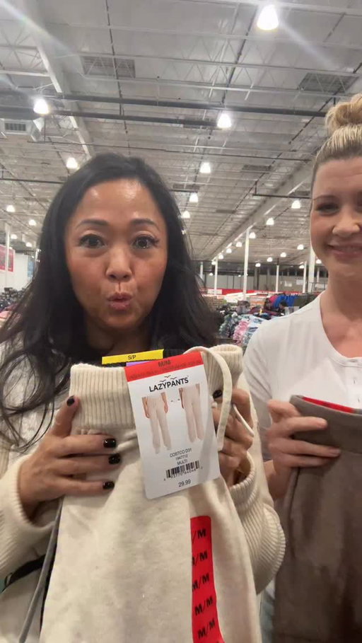 Warning you now. The new MUST HAVE set. Loving the @shoplazypants knit pants @costco_canada and can’t wait for the tops! I need them all. Want the Costco link? ❤️ ✨ Just follow us (Instagram rules!) + drop a comment below — we’ll slide it into your DMs!  @asomelchuk bought the beige #tinasfavyyc #yyccostcolovers #costco #costcoloverscanada #lazypants