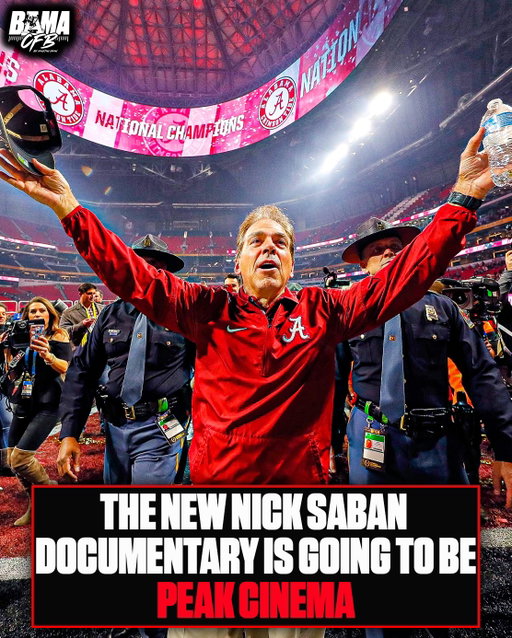 The upcoming Nick Saban documentary is going to be peak cinema‼️‼️

ESPN has announced that they’ll be dropping a 6 episode documentary on Nick Saban, titled “SABAN” 

📸- @epsn