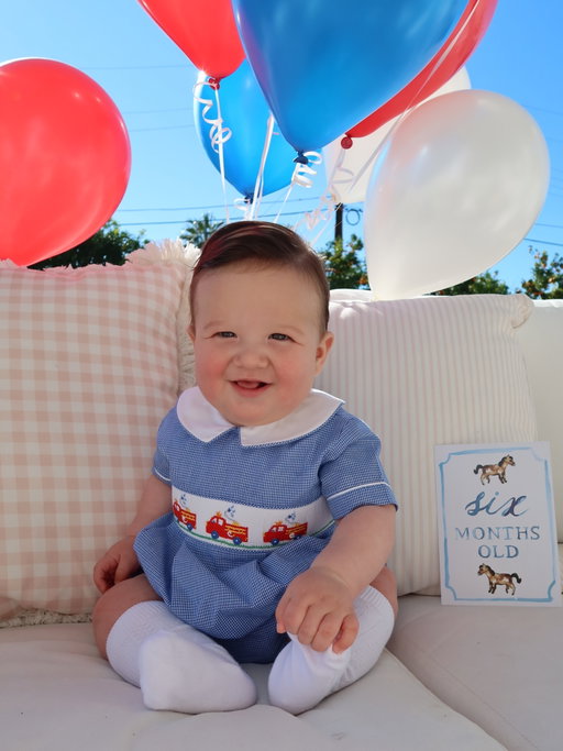 My precious baby is 6 months old!!! He is the light of our lives and pure joy every day. We are so beyond blessed and grateful to God for this perfect gift! ❤️