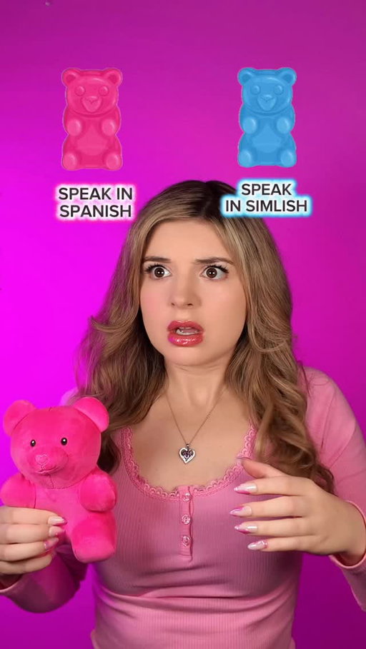 POV: you pick to speak in Spanish or Simlish for 24 hours…#reels #funny #stories #skit #brianna