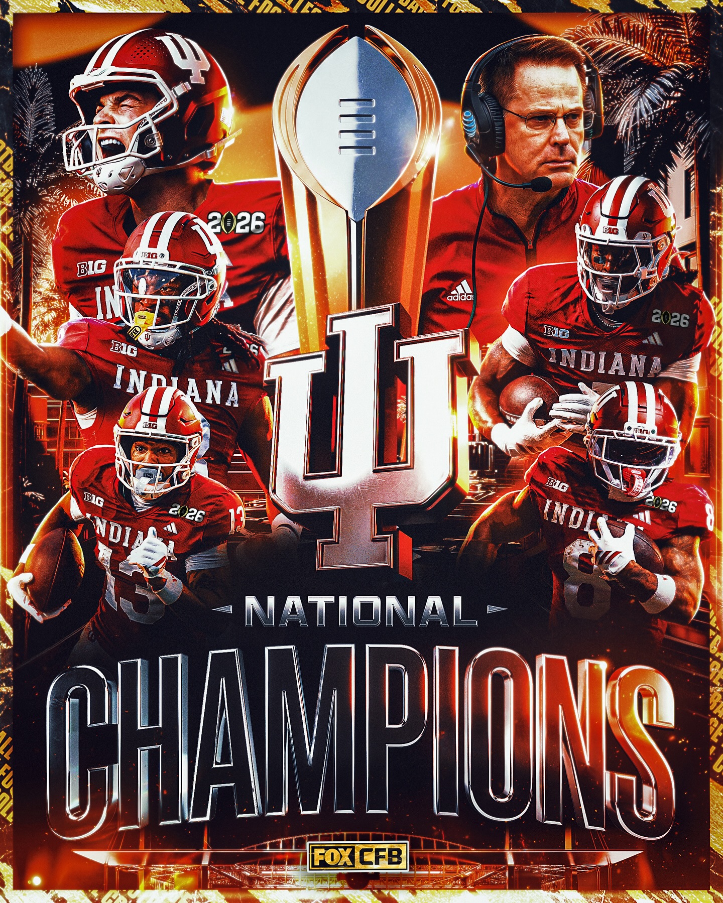 CFP NATIONAL CHAMPS 🏆 @IndianaFootball takes down Miami and wins its first ever National Championship 👏👏
