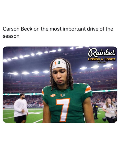 At least Carson Beck doesn’t have to go to class tomorrow