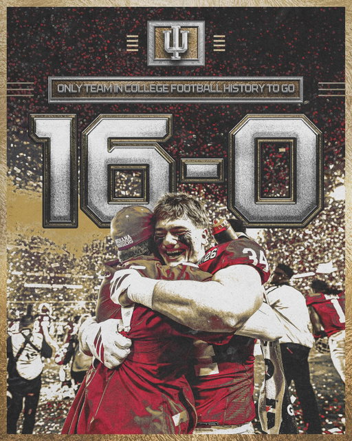 1️⃣6️⃣-0 

#CFBPlayoff #NationalChampionship