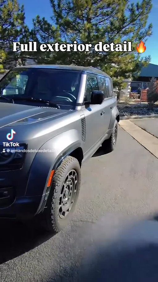 This Defender OCTA got the full exterior treatment 💎

Mobile detailing done RIGHT in Reno, NV

⚠️ High-end vehicles require high-end care
📍Reno / Sparks
📲 Booking for February
775-378-1381

Or feel free to use the link in my bio to book a detail at your convenience. 
#Cardetailing
#LuxuryDetailing
#DefenderOCTA
#RenoDetailing
#mobiledetailer