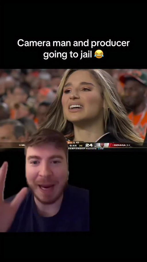 The broadcast team knew EXACTLY what they were doing here