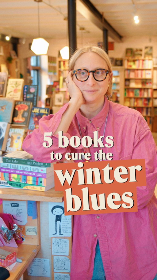 It’s feeling wintery in New York and London right now, but wherever you are - here are five books that will bring some joy this January, as chosen by novelist and Books are Magic founder Emma Straub 🧡
 
Which book would you recommend to beat the seasonal blues? We’d love to hear in the comments! And look out for lots more from our New York series soon 📚
 
📜 Emma’s list:
 
Sag Harbor by Colson Whitehead, Vintage
The Interestings by Meg Wolitzer, Riverhead
Margo’s Got Money Troubles by Rufi Thorpe, William Morrow
Less by Andrew Sean Greer, Litle, Brown
Tom Lake by Ann Patchett, HarperCollins