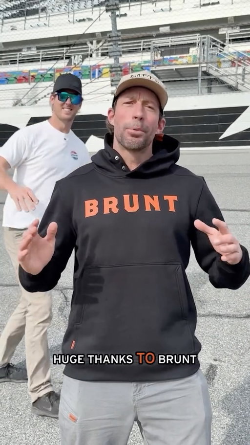 We’re coming for you Daytona. Travis Pastrana x BRUNT x Niece Motorsports. LFG 🏁🚀