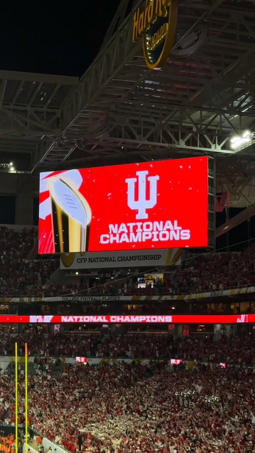 HOO HOO HOO HOOSIERS!!! Bringing the Natty home to Bloomington 🤩🤩🤩