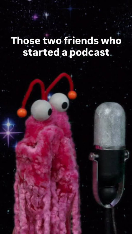 Their content is out of this world! 🚀🎙️😂