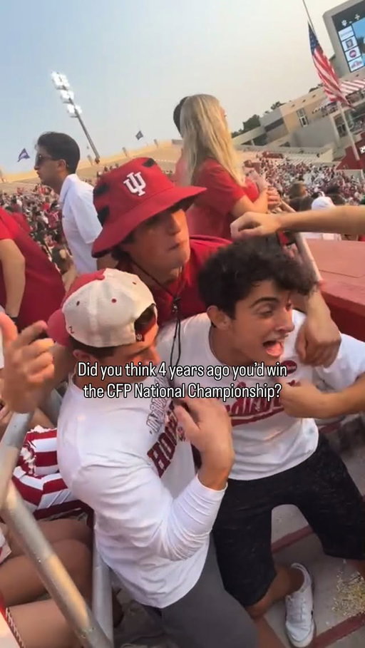 Me and every other Indiana fan haven’t woken up from this dream yet 😭🏆🙏