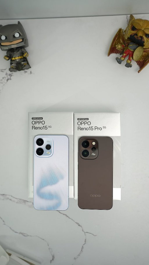 New Oppo Reno 15 and Reno 15 Pro are smaller form factor sizes devices in 2026 with the Oppo Reno 15 Pro coming in at 6.32 inch's with. A Dimensity 8450 processor and a 6,200mAh Battery.

The Oppo Reno 15 is 6.5 inches comes with a Snapdragon 7 Gen 4 with a 6,500mAh battery

#oppo #opporeno15 #Unboxing #reels