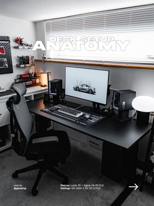 Desk setup anatomy 🔍
.
Every item on my desk setup and also all the keyboard specs 🥸
.
Shootout to @autonomousdotai for their Ergochair Pro, which perfectly fits my setup, aesthetic and my back! ✅
.
#desksetup #setup #autonomous #setupinspiration #ergochair