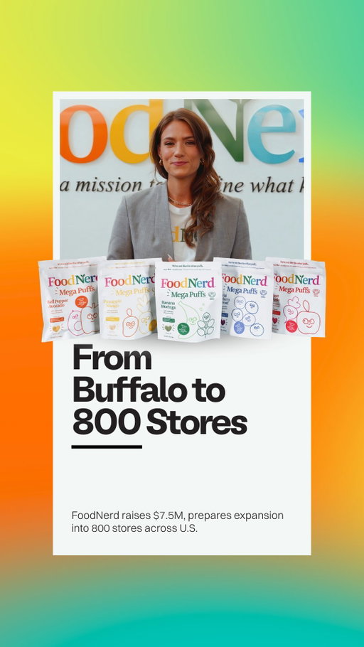 Six years ago, @foodnerdinc founder @sharonrosecryan Cryan began developing a food technology that removes ultra-processed foods from kids’ diets. 🥦

Today, the Buffalo-based company has raised $7.5M, opened a new HQ and factory, and is preparing to expand into nearly 800 this year.

The company has grown in Buffalo thanks to the backing of @43N, investments from @acvauctions auctions cofounder Joe Neiman and many local angels. FoodNerd’s recent round was led by LA-based @selvaventures 💚