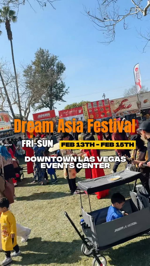 @dreamasiafestival_lv brings the diversity of Asia to life through food, art, live performances, and immersive cultural experiences — all in the heart of Las Vegas.

Happening February 13–15, 2026 at the Downtown Las Vegas Events Center, with 80+ food vendors and nonstop entertainment — perfect for Valentine’s Weekend.

🎟️ Grab your tickets now and use code Foodwithzen10 for 10% off. Don’t miss it.

Kids 10 and under get in for FREE.