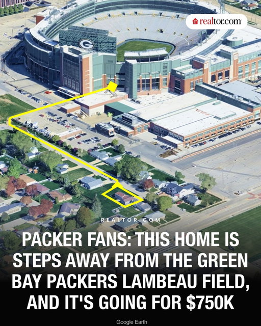Would you live next to the Lambeau Field for $750k? 👀

Per the listing, this 5-bedroom home is completely remodeled and directly across from the historic Lambeau Field and The Don Hutson Center. 

"The quad-level floor plan has 2 bedrooms and a full bath on the upper and three bedrooms and a full bath on the lower levels. New finished garage set up as a great gathering area. Epoxy floor with kitchenette and sliding door access to back yard perfect for tailgating in the shadow of Lambeau!"

See the entire listing at link in bio.