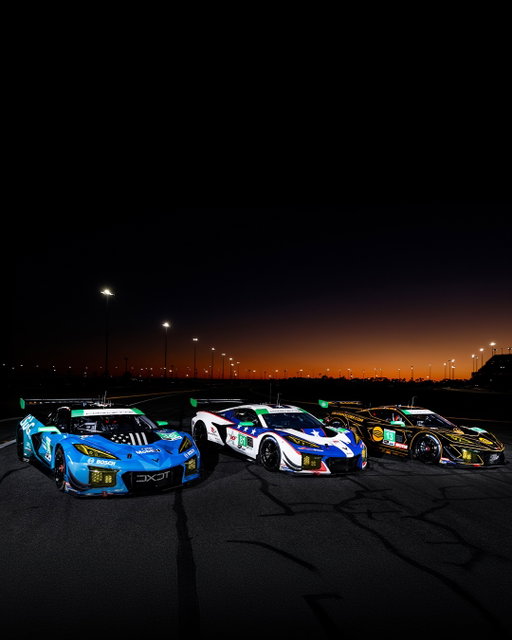Four teams. One race. Twenty-four hours. Meet the men repping the bowtie at the 2026 Rolex 24.

No. 3 | Corvette Racing by Pratt Miller Motorsports:
–Antonio Garcia
–Alexander Sims
–Marvin Kirchhöfer

No. 4 | Corvette Racing by Pratt Miller Motorsports:
–Nicky Catsburg
–Tommy Milner
–Nico Varrone

No. 13 | 13 Autosport:
–Matt Bell
–Orey Fidani
–Lars Kern
–Ben Green

No. 36 | DXDT Racing:
–Charlie Eastwood
–Mason Filippi
–Salih Yoluc
–Scott McLaughlin

No. 81 | DragonSpeed:
–Giacomo Altoé
–Henrik Hedman
–Casper Stevenson
–Matteo Cairoli

Who has your vote to win it all?